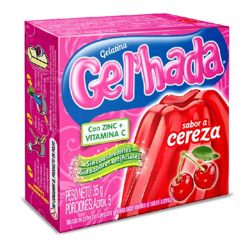 Gelatina Gelhada Cereza 35g