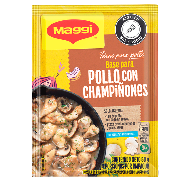 Pollo con Champiñones Maggi 50g