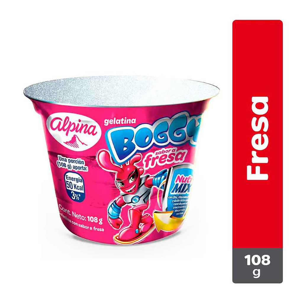 Gelatina Boggy Fresa Alpina 108g