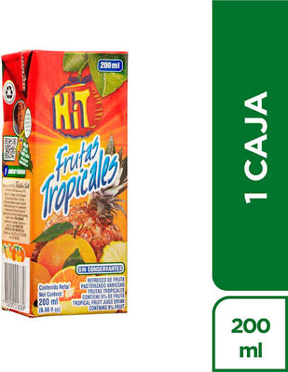 Jugo Hit Frutos Tropicales  Caja 200ml