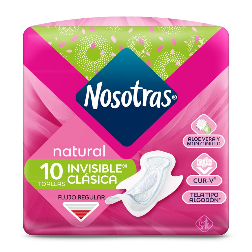 Toallas Invisble Clásica x10 Nosotras