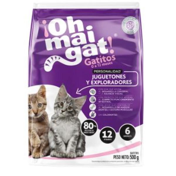 OHMAIGAT Gatitos Juguetones 500g