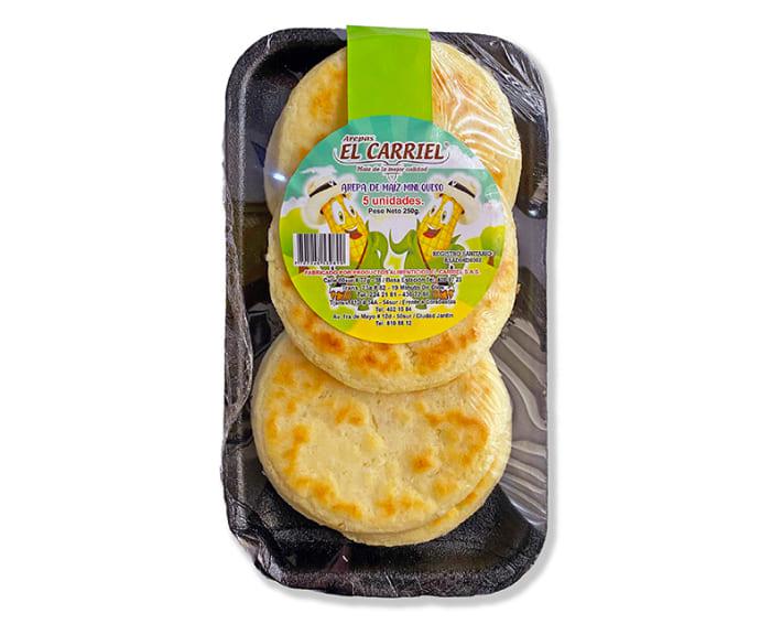 Arepitas de Maíz Quesuditas Carriel 250g x 5