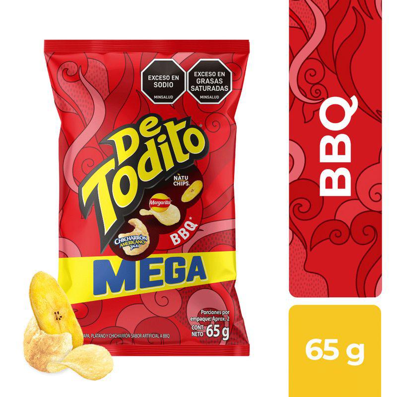 De Todito BBQ Margarita Bolsaza 65g