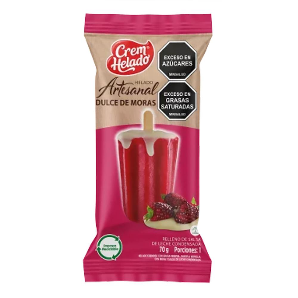 Artesanal Mora Crem Helado 70g