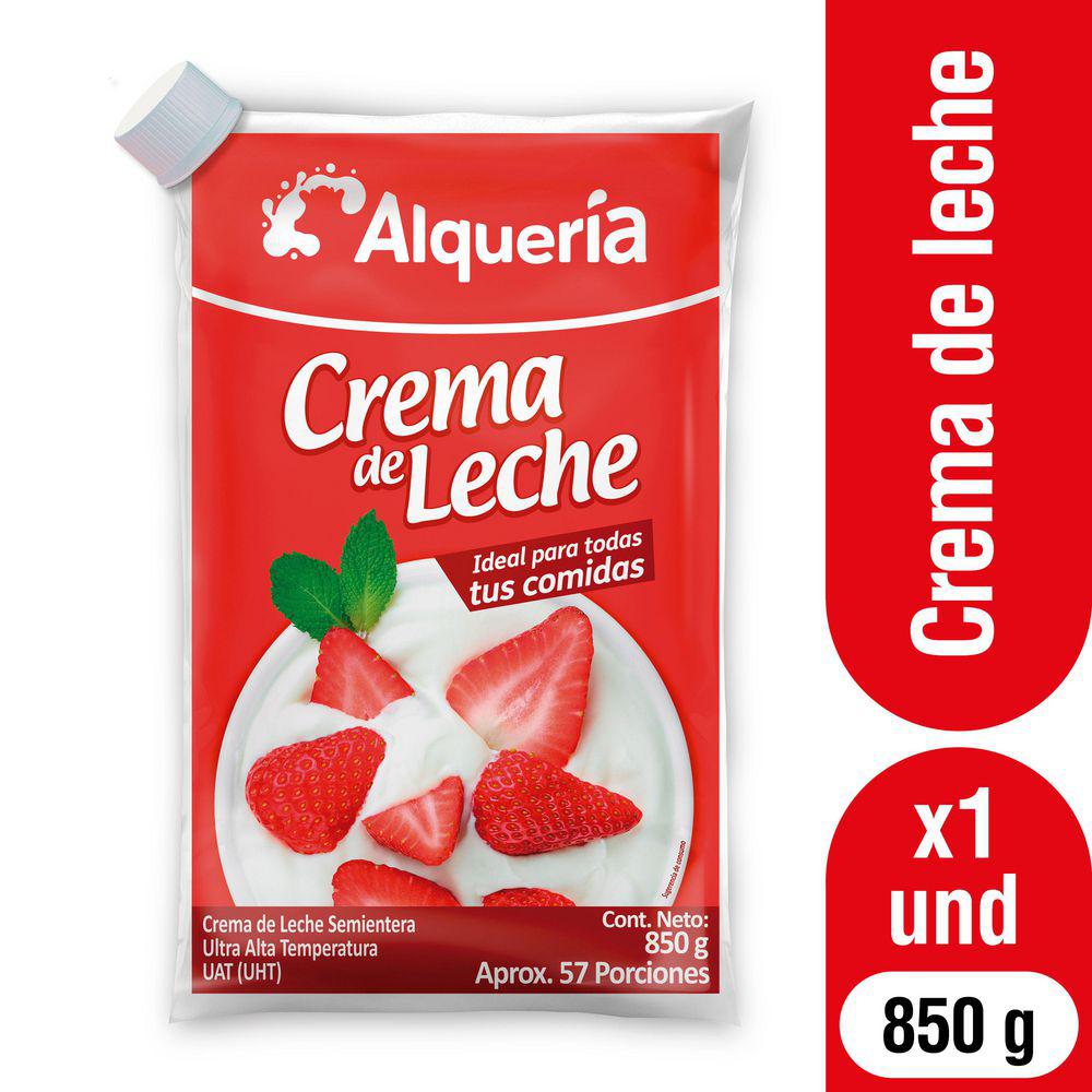 Crema de leche Alquería 850g