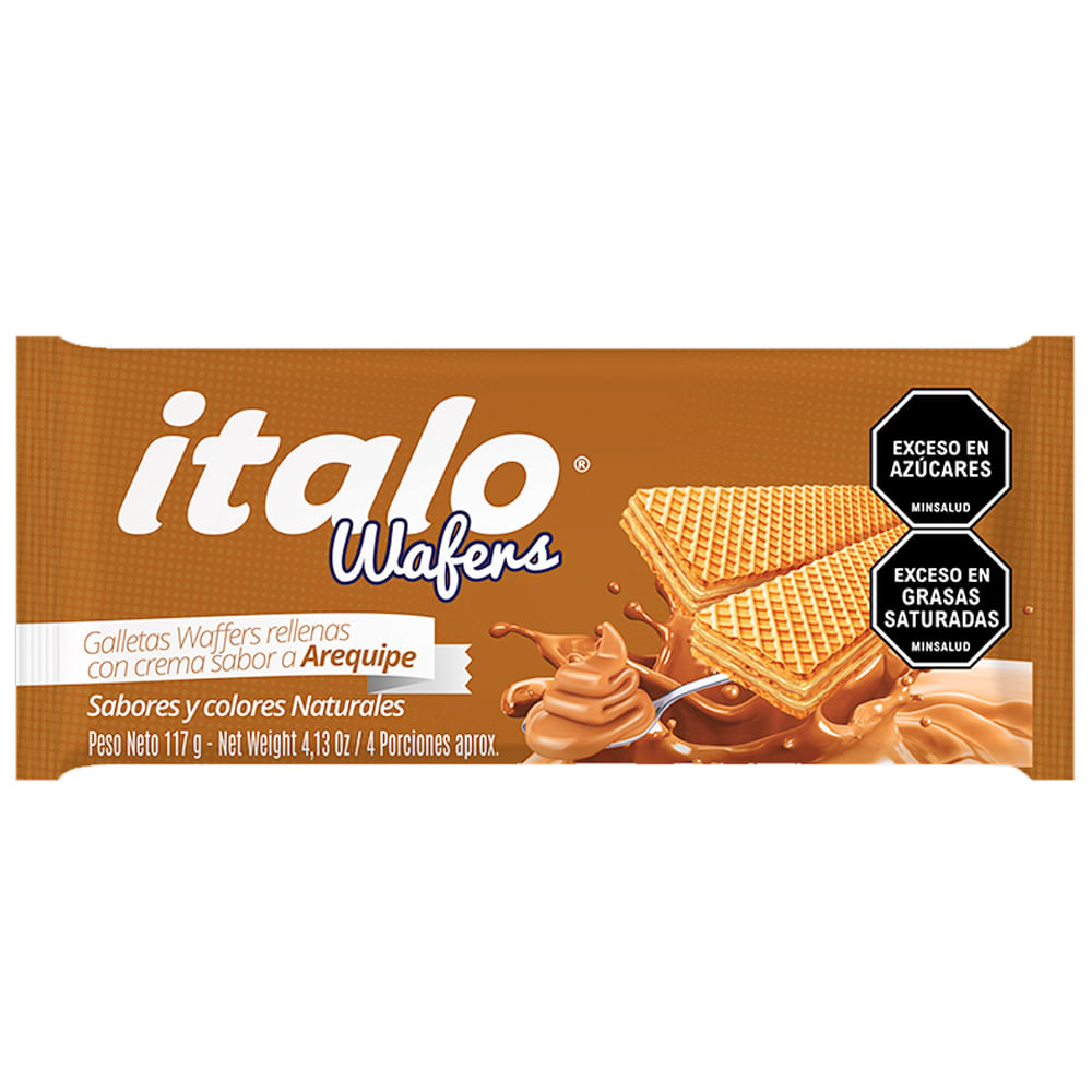 Galletas Wafers Italo Arequipe  117g
